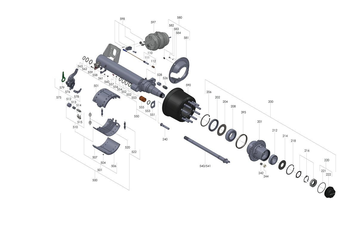 300X200 Axle